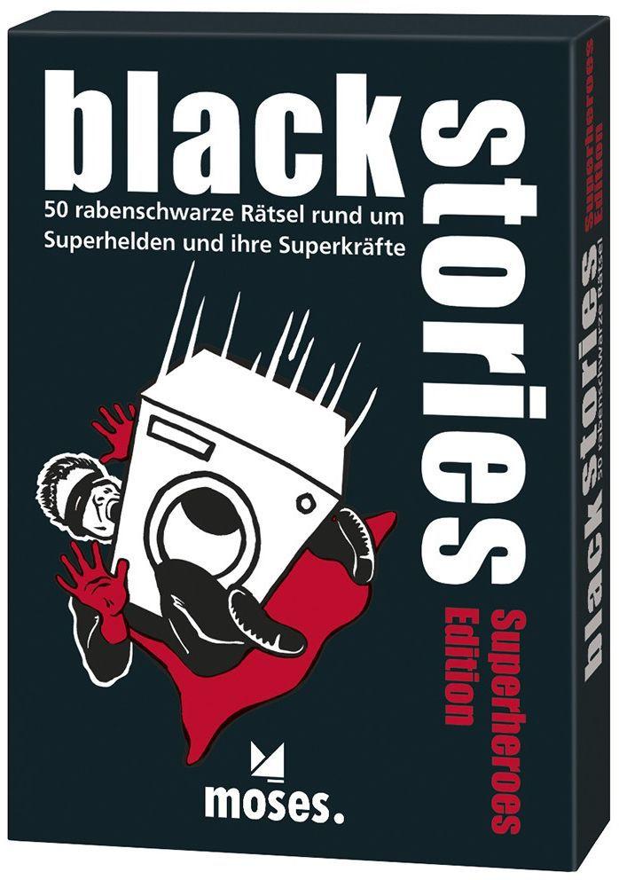 Imagen de juego de mesa: «Black Stories: Superhéroes»