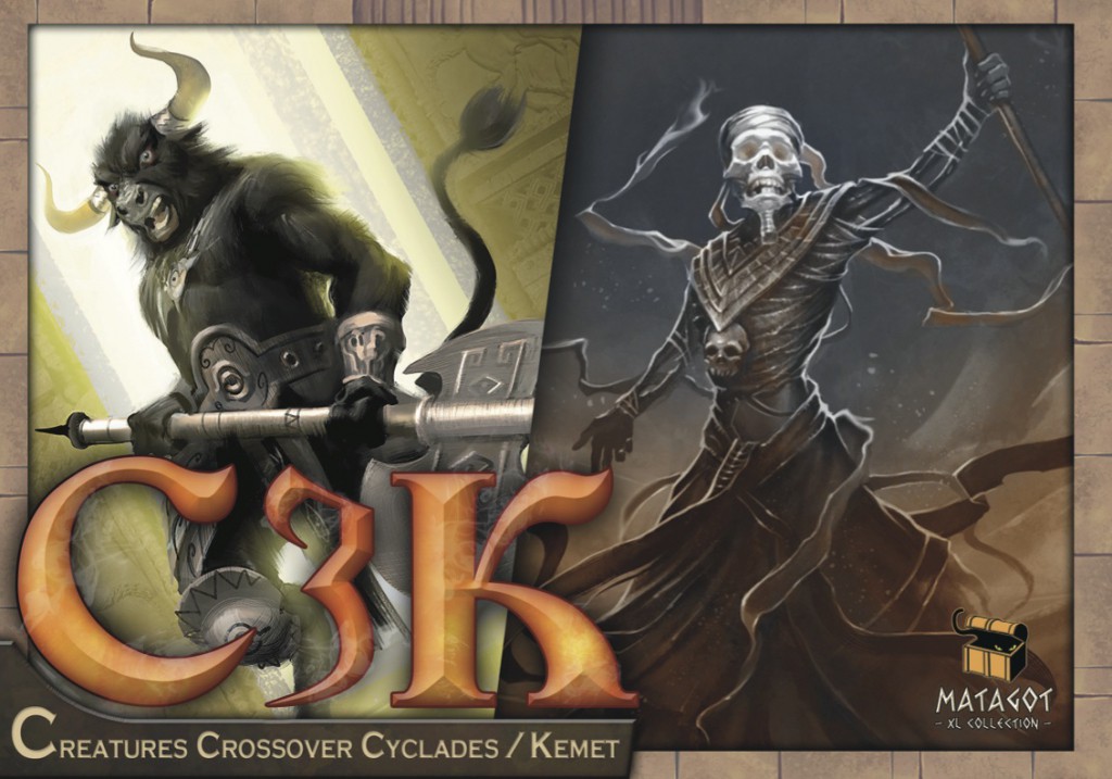 Imagen de juego de mesa: «C3K: Creatures Crossover Cyclades/Kemet»