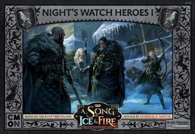 Canción de hielo y fuego el juego de miniaturas: Héroes de la Guardia de la  Noche I