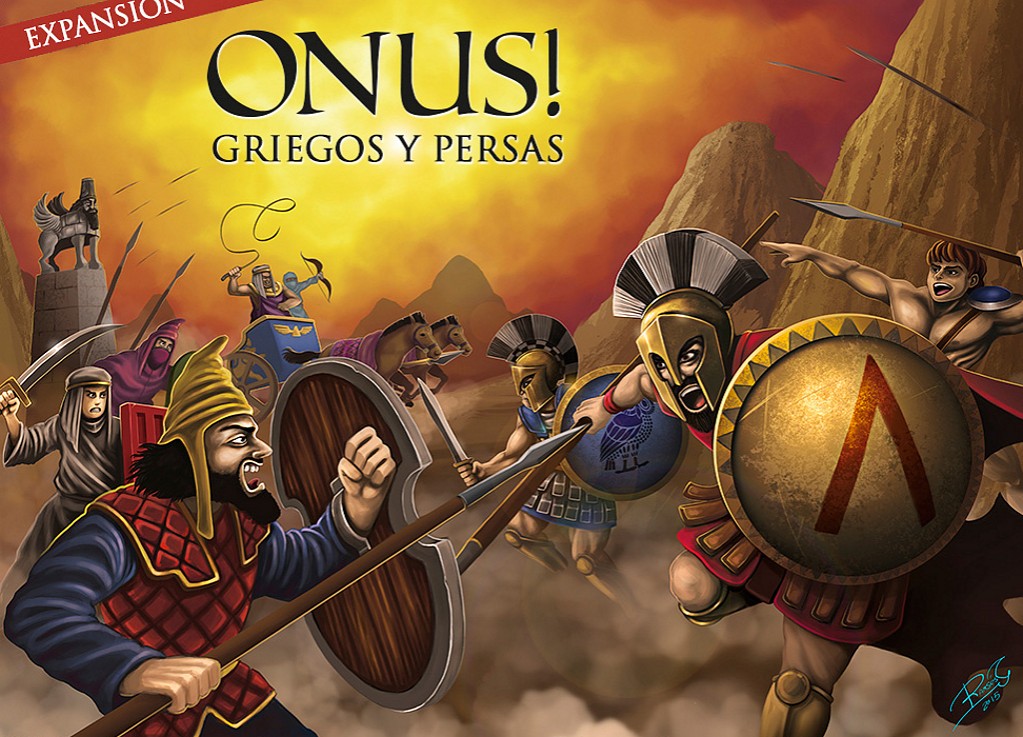 Imagen de juego de mesa: «ONUS! Griegos y Persas»