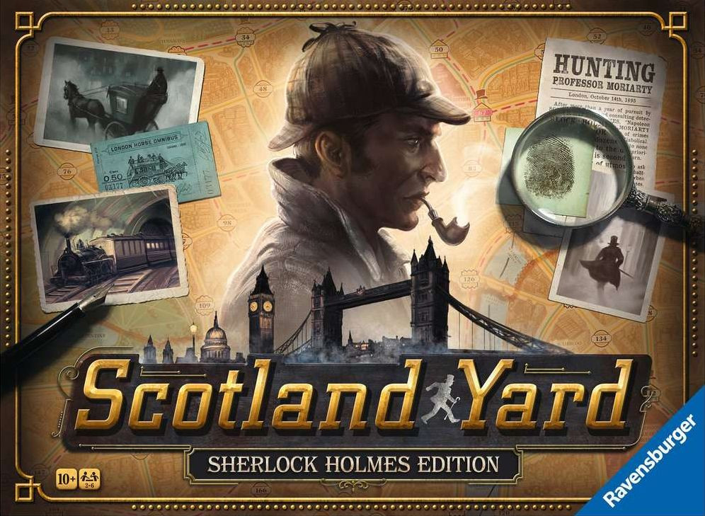 Imagen de juego de mesa: «Scotland Yard: Sherlock Holmes Edition»