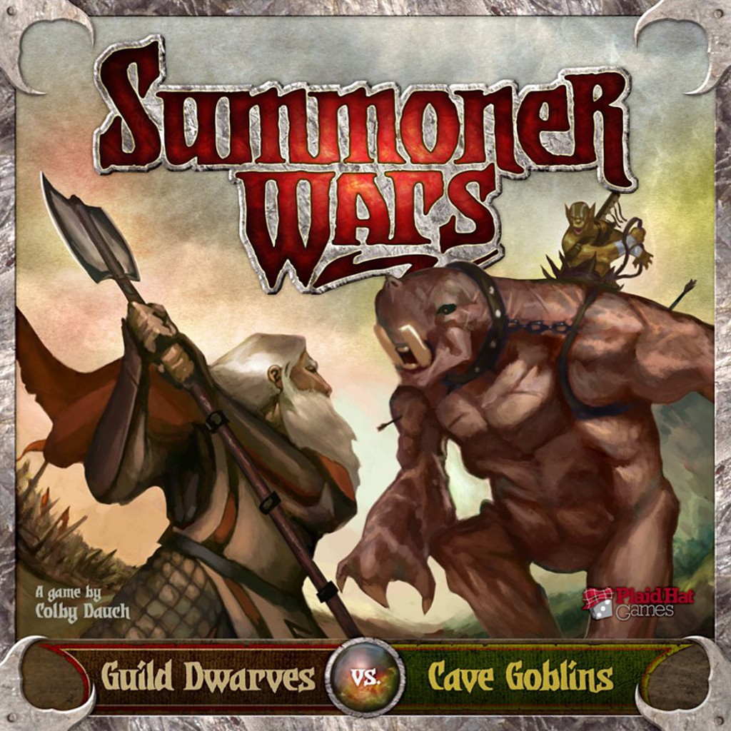 Imagen de juego de mesa: «Summoner Wars: Guild Dwarves vs Cave Goblins»