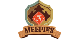 Logotipo de tienda: «3meeples»