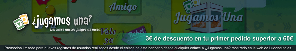 ¿Jugamos una?: 3€ de descuento en tu primer pedido superior 60€