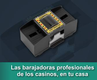 Las barajadoras profesionales de los casinos, en tu casa