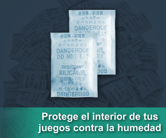 Protege el interior de tus juegos contra la humedad